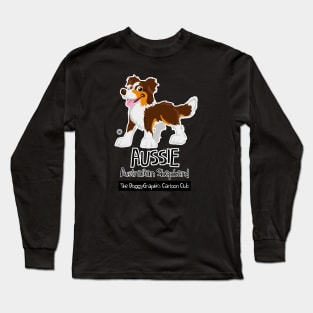 Aussie CartoonClub - Brown Trico Long Sleeve T-Shirt